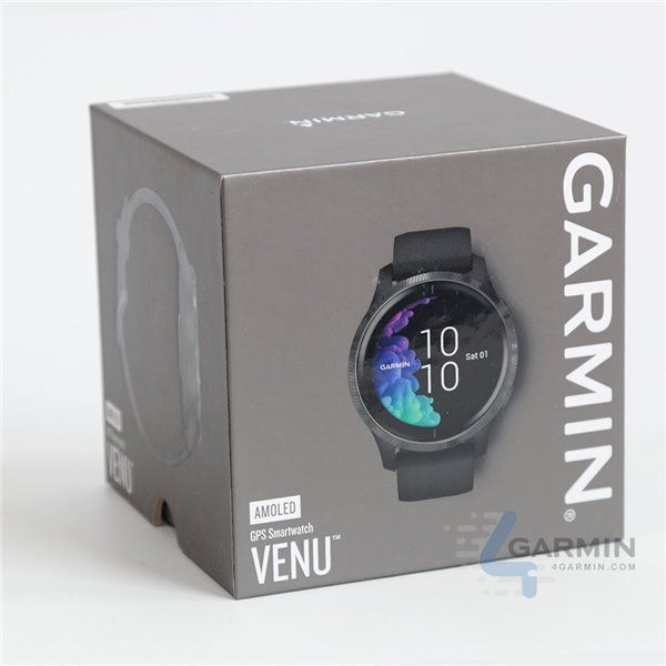 Смарт-годинник Garmin Venu чорний з сірим безелем 010-02173-13 фото