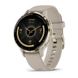 Смарт-годинник Garmin Venu 3s французький сірий із золотистим сталевим безелем і силіконовим ремінцем 010-02785-02 фото