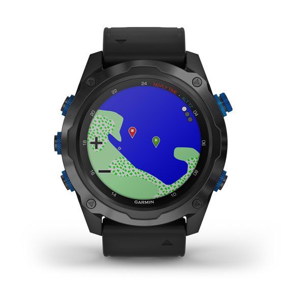 Смарт-часы Garmin Descent Mk2i титановые серые DLC с черным ремешком (в комплекте с Descent T1) 010-02132-13 фото