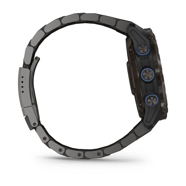 Смарт-годинник Garmin Descent Mk3i (51 мм) карбоново-сірий DLC титановий з DLC титановим ремінцем 010-02752-14 фото
