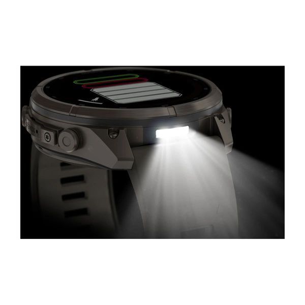 Смарт-годинник Garmin fenix 9 Pro Solar (51 мм) титан гравійно-сірий/сріблясто-сірий 010-04339-06 фото
