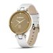 Смарт-часы Garmin Lily Classic со светло-золотистым безелем, белым корпусом и итальянским кожаным ремешком 010-02384-B3 фото 1