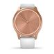 Смарт-часы Garmin vivomove Style с розово-золотистым корпусом и белым ремешком 010-02240-20 фото 2