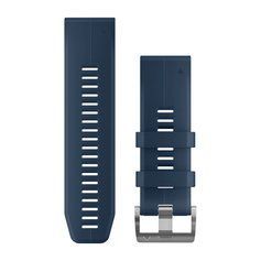 Ремешки для часов Garmin QuickFit 26 силиконовые, капитанский синий 010-13989-10 фото