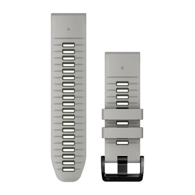Ремінці для годинника Garmin QuickFit 26 силіконові, туманно-сірі/мохові 010-13281-08 фото