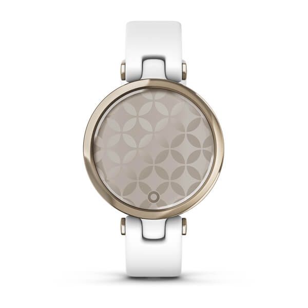 Смарт-часы Garmin Lily Sport с кремово-золотистым безелем, белым корпусом и силиконовым ремешком 010-02384-10 фото