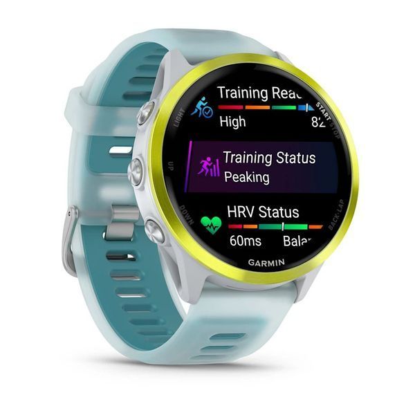 Смарт-годинник Garmin Forerunner 570 (47 мм) яскраво-жовтий алюміній білий/бірюза 010-02971-01 фото