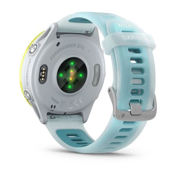 Смарт-годинник Garmin Forerunner 570 (47 мм) яскраво-жовтий алюміній білий/бірюза 010-02971-01 фото