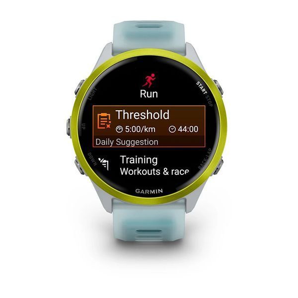 Смарт-годинник Garmin Forerunner 570 (47 мм) яскраво-жовтий алюміній білий/бірюза 010-02971-01 фото