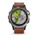 Смарт-годинник Garmin D2 Delta з коричневим шкіряним ремінцем для авіаторів 010-01988-31 фото 3