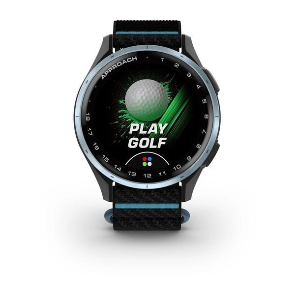 Смарт-часы Garmin Approach J1 с черно-голубым ремешком ComfortFit 010-03898-00 фото