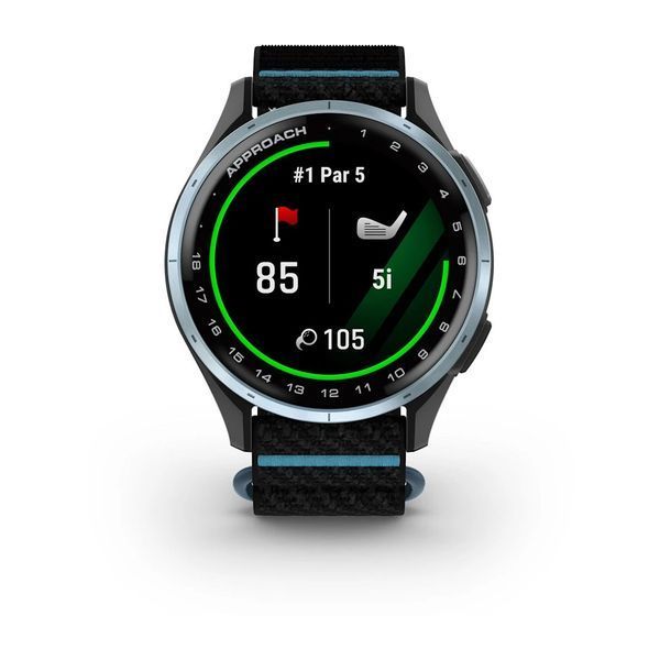 Смарт-часы Garmin Approach J1 с черно-голубым ремешком ComfortFit 010-03898-00 фото