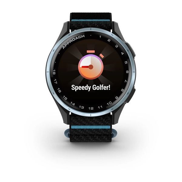 Смарт-часы Garmin Approach J1 с черно-голубым ремешком ComfortFit 010-03898-00 фото