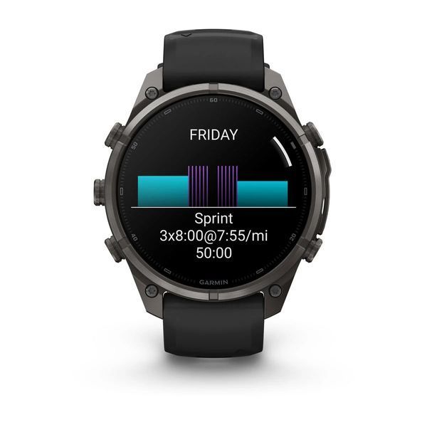 Смарт-годинник Garmin fenix 9 Pro (47 мм) карбоново-сірий DLC титан чорний/гравійно-сірий 010-04336-16 фото