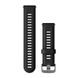 Сменные ремешки для смарт-часов Garmin Forerunner 955 Collection (22 мм) силиконовые, черные с грифельной фурнитурой 010-11251-3S фото