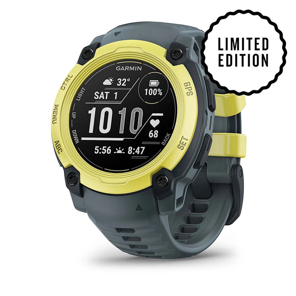 Смарт-годинник Garmin Instinct E (40 мм) лайм/сутінковий 010-02932