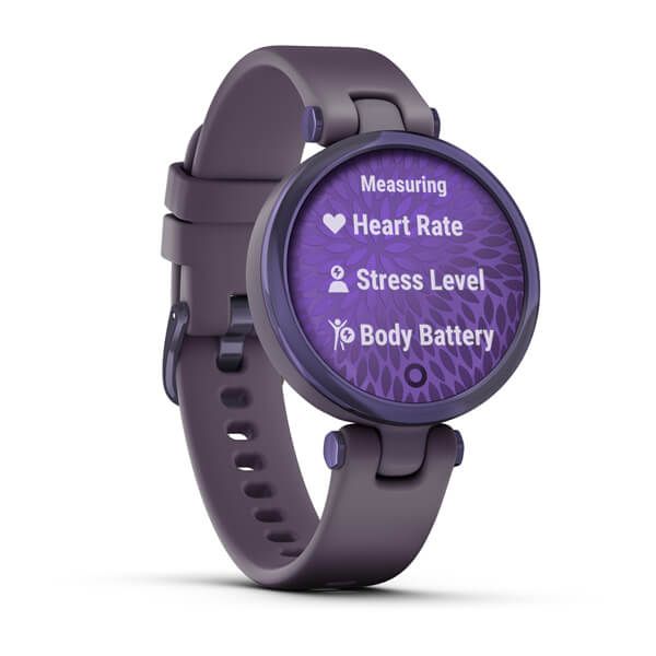 Смарт-годинник Garmin Lily Sport з фіолетовим безелем, насичено-фіолетовим корпусом і силіконовим ремінцем 010-02384-12 фото
