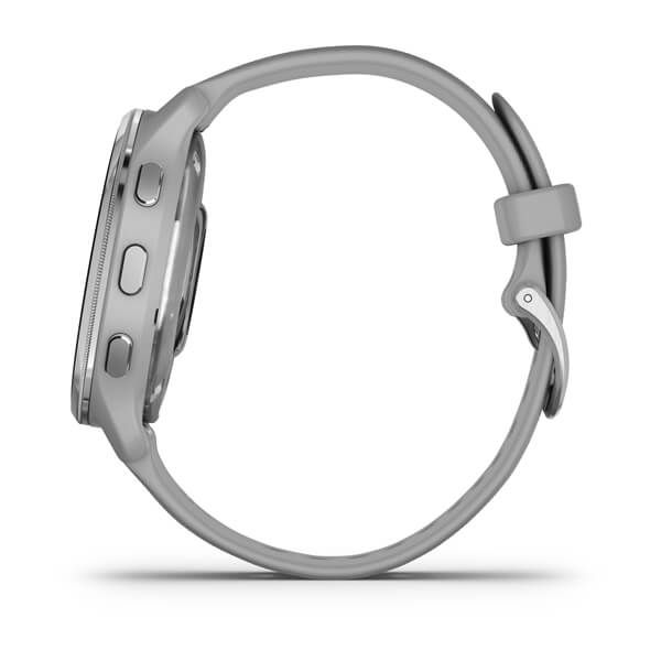 Смарт-годинник Garmin Venu 2 Plus сірий зі сріблястим безелем і силіконовим ремінцем 010-02496-10 фото