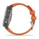 Смарт-часы Garmin fenix 6 Pro Sapphire титановые с темно-оранжевым ремешком 010-02158-14 фото 10