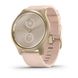 Смарт-годинник Garmin vivomove Style зі світло-золотим корпусом та рожевим ремінцем 010-02240-22 фото 1