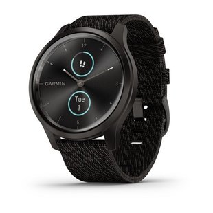 Смарт-часы Garmin vivomove Style с графитовым корпусом и черным ремешком 010-02240-23 фото