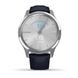 Смарт-годинник Garmin vivomove Luxe зі сріблястим корпусом та темно-синім ремінцем 010-02241-20 фото 5