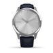 Смарт-часы Garmin vivomove Luxe с серебристым корпусом и темно-синим ремешком 010-02241-20 фото 3