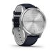 Смарт-годинник Garmin vivomove Luxe зі сріблястим корпусом та темно-синім ремінцем 010-02241-20 фото 2