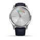 Смарт-часы Garmin vivomove Luxe с серебристым корпусом и темно-синим ремешком 010-02241-20 фото 6