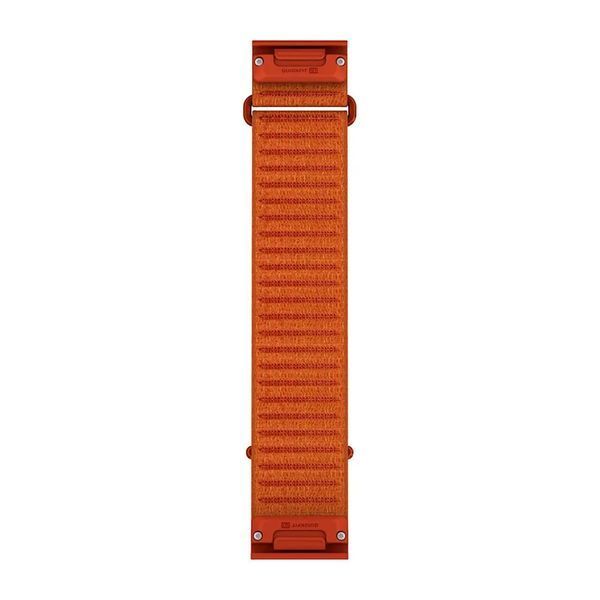 Ремешок для часов Garmin QuickFit 26 тканевый ComfortFit оранжевый (длинный) 010-14508-15 фото
