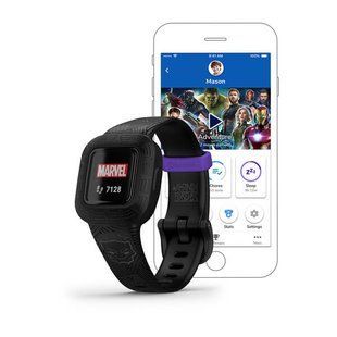 Фитнес-трекер детский Garmin vivofit jr.3 Марвел Черная Пантера 010-02441-10 фото