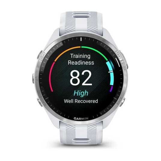 Garmin FORERUNNER 965 ホワイト Garmin Forerunner 965 — премиальные беговые смарт-часы с AMOLED