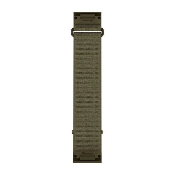 Ремешок для часов Garmin QuickFit 26 тканевый ComfortFit темно-зеленый (длинный) 010-14508-16 фото
