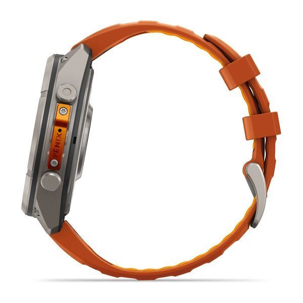 Смарт-часы Garmin fenix 9 Pro (47 мм) титан осенне-оранжевый/ярко-оранжевый 010-04336-06 фото