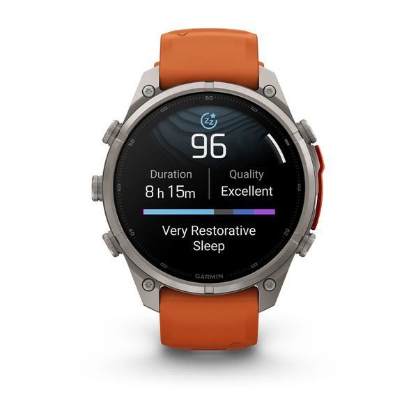 Смарт-часы Garmin fenix 9 Pro (47 мм) титан осенне-оранжевый/ярко-оранжевый 010-04336-06 фото