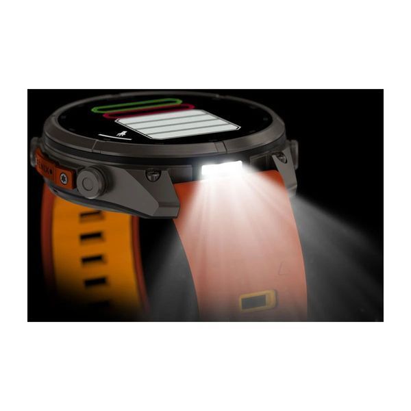 Смарт-часы Garmin fenix 9 Pro (47 мм) титан осенне-оранжевый/ярко-оранжевый 010-04336-06 фото