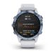 Смарт-годинник Garmin fenix 6 Pro Solar Edition мінерально-синій з білим ремінцем 010-02410-19 фото 8