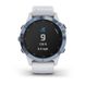 Смарт-годинник Garmin fenix 6 Pro Solar Edition мінерально-синій з білим ремінцем 010-02410-19 фото 7