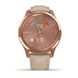 Смарт-часы Garmin vivomove Luxe с розово-золотистым корпусом и бежевым ремешком 010-02241-21 фото 6
