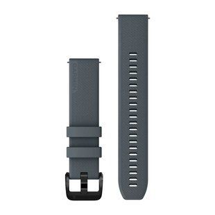 Быстросменные ремешки Garmin силиконовые (20 мм) сумеречные с черной фурнитурой 010-13439-01 фото