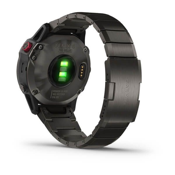 Смарт-часы Garmin fenix 6 Pro Solar Edition титановые углеродно-серые DLC с титановым DLC ремешком 010-02410-23 фото