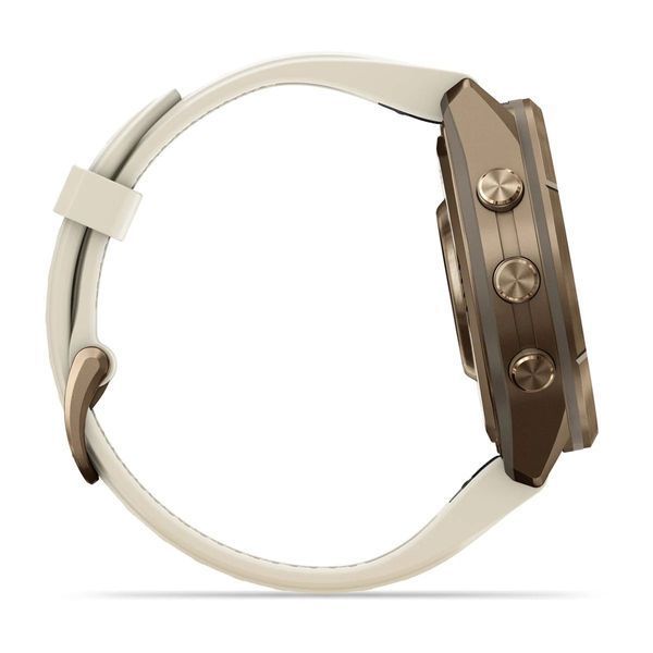 Смарт-годинник Garmin fenix 9 Pro (43 мм) золотистий титан кремовий/французький сірий 010-04335-26 фото