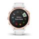 Смарт-годинник Garmin fenix 6S Pro рожево-золотистий з білим ремінцем 010-02159-11 фото 7