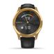 Смарт-годинник Garmin vivomove Luxe із золотистим корпусом та чорним ремінцем 010-02241-22 фото 7