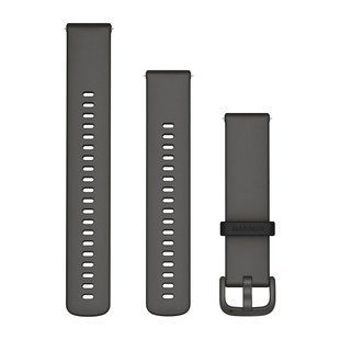 Быстросменные ремешки Garmin (20 мм) силиконовые гравийно-серые 010-12932-68 фото
