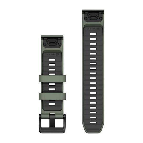 Ремінці для годинника Garmin QuickFit 22 силіконові верба/графітові 010-13392-04 фото