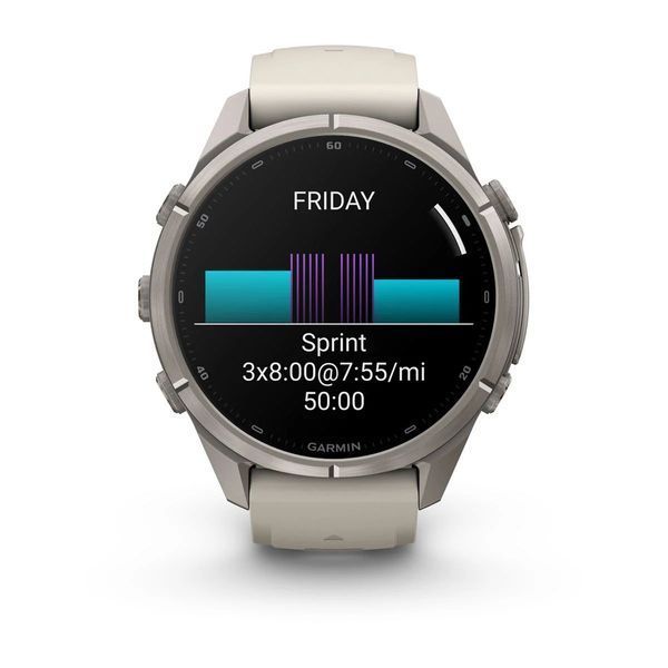 Смарт-часы Garmin fenix 9 Pro (43 мм) титан туманно-серый/темно-песчаный 010-04335-85 фото