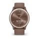 Смарт-годинник Garmin vivomove Sport кольору какао із силіконовим ремінцем і персиково-золотистими вставками 010-02566-02 фото 4