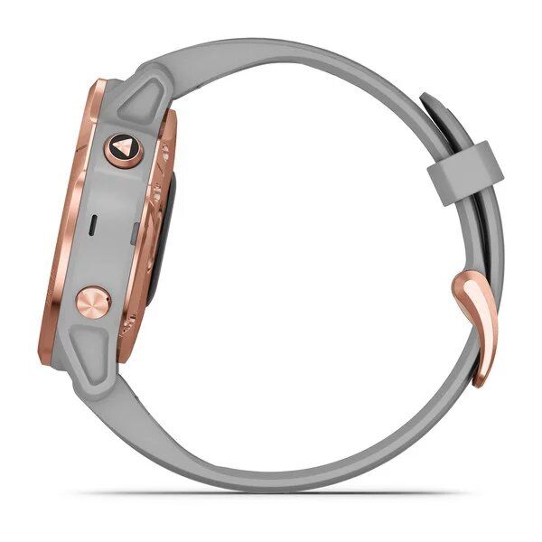 Смарт-часы Garmin fenix 6S Pro Sapphire розово-золотистые с серым ремешком 010-02159-21 фото