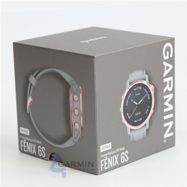 Смарт-часы Garmin fenix 6S Pro Sapphire розово-золотистые с серым ремешком 010-02159-21 фото